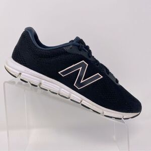 NEW BALANCE 10 600 V2 Black Athletic Running Shoes Lace-Up Trainers W600EB2